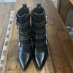 Studded booties
